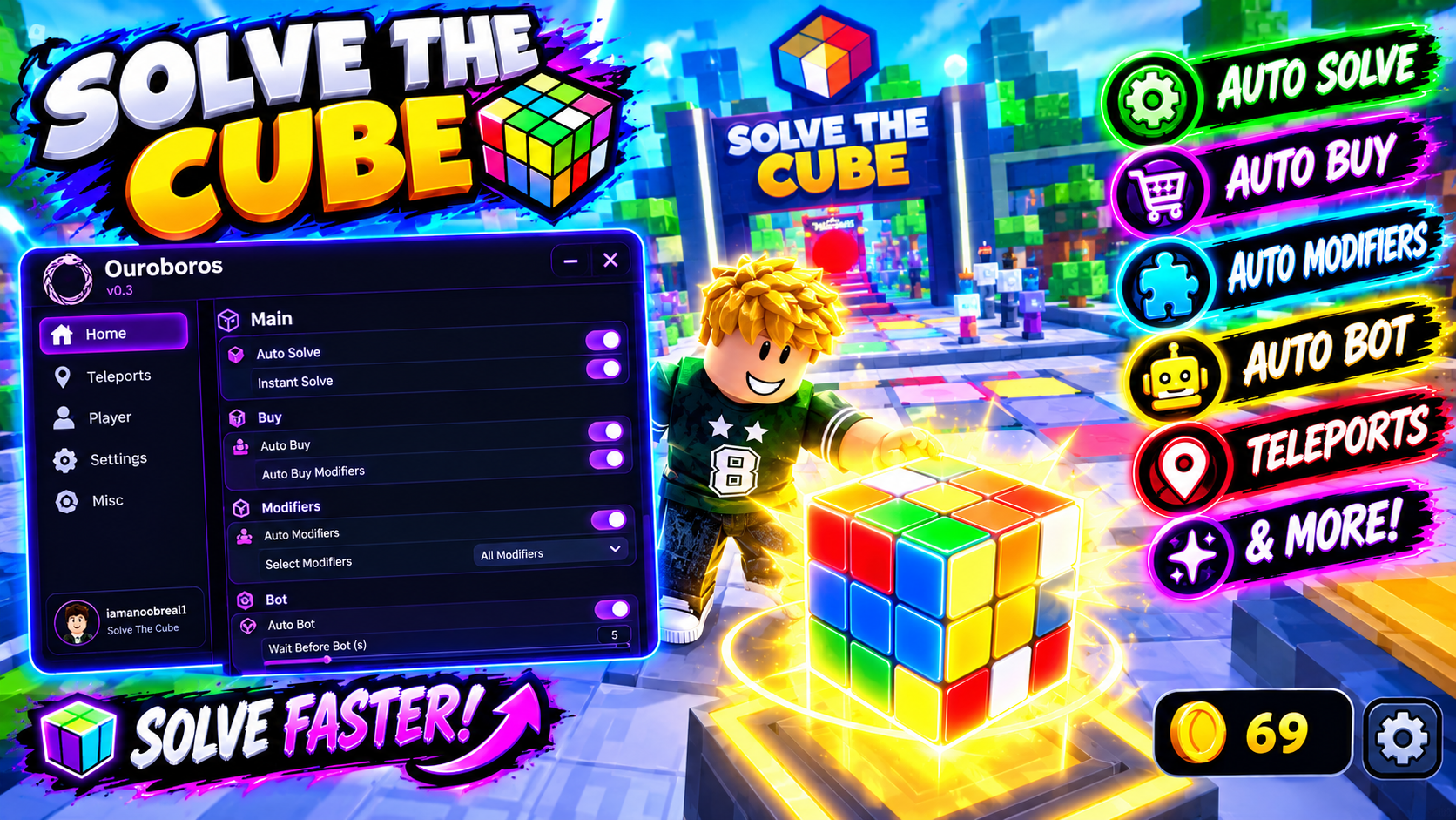 solve the cube thumby